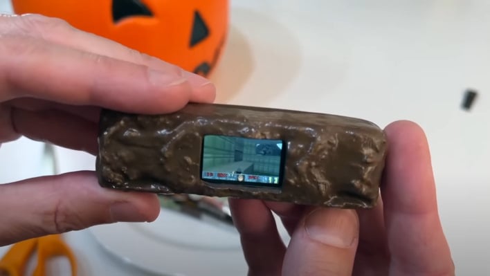 Adafruit Hilariously Demos Doom Running In A Milky Way Candy Bar In Halloween PSA