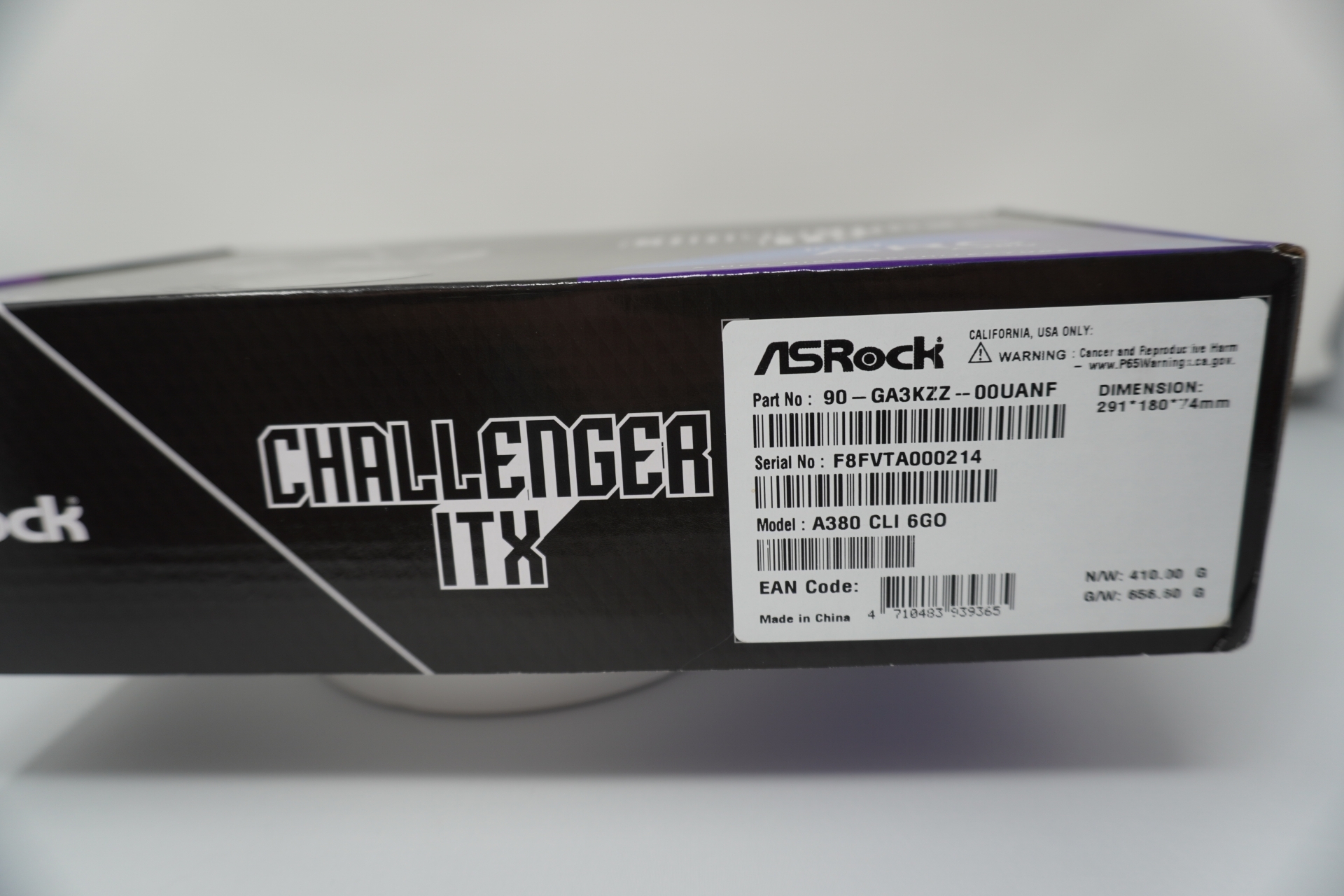 ASRock Challenger ITX Intel Arc A380 Graphics Card